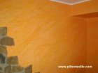 Pietre e stucco antico arancione - Muratore Imbianchino Roma 
