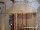 Realizzazione arco in muratura - foto 1 - prima - Muratore Imbianchino Roma 