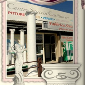 Negozio vendita stuccoline, cornici in gesso a Roma, colonne archi capitelli ecc - Imbianchino Roma