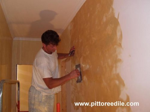 Applicare lo stucco veneziano - Muratore Imbianchino Roma 